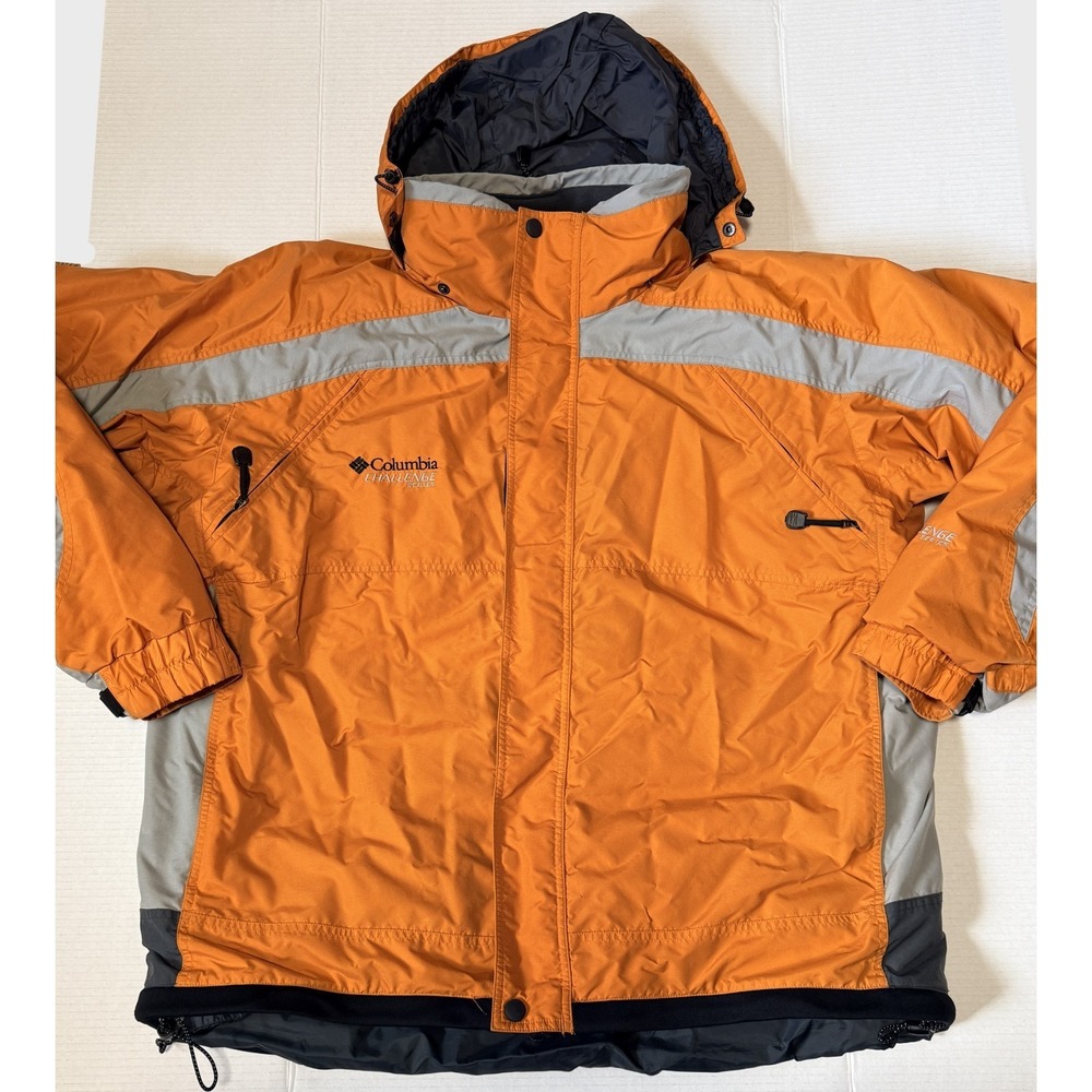 COLUMBIA Challenge Series - Men's Hooded Winter Ski‎ Jacket - 2X-Large XXL Tall